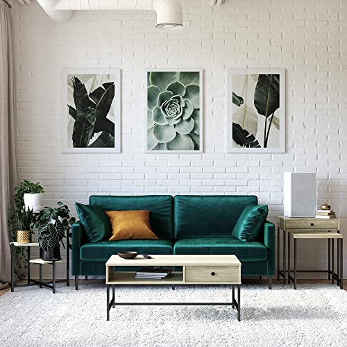 DHP Furniture Tamlin Coffee Table, Linseed Oak Look