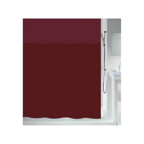 Spirella Urbanko Polyester Shower Curtain 120 x 200 cm Red