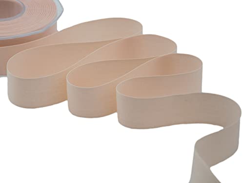 Furlanis - Polycotton, Decorative Ribbon, Gift, Christmas Packing, Wedding, Party, Made in Italy - Light Apricot, 25 mm x 25 m