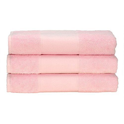 A&R Towels Print-Me Hand Towel, Pink, One Size 50x100cm