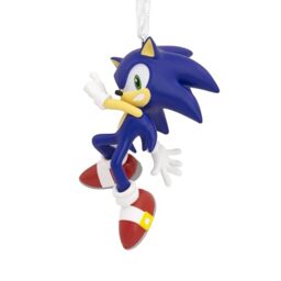 Hallmark Sonic the Hedgehog Hanging Ornament, Retro Gaming, Blue, Resin