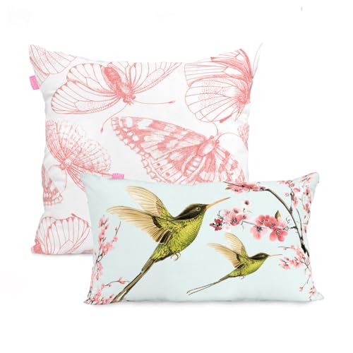 HappyFriday Chinoiserie Cushion Cover Set Multicolor 2 Pieces