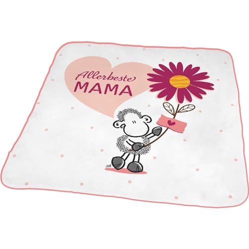 Sheepworld 48609 Magic Towel with Allerbeste Mama Motif, Pressed Shape, Cotton, 30 cm x 30 cm, for Her
