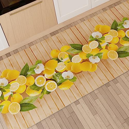 Tappeto Cucina Digitale Rug Kitchen Rug Runner Kitchen Lemon 52x240 cm