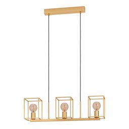 EGLO pendant lighting Cumiole, 3 lamp ceiling light fitting