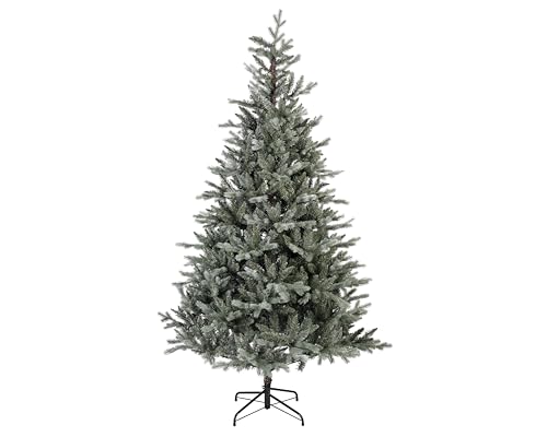 Lumineo Christmas Tree, Polyvinyl Chloride Metal, Grey/White, dia152-H240cm
