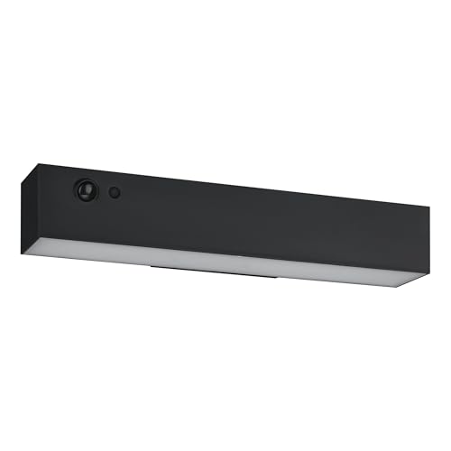Eglo LED Wall Light Outdoor Voscari, Solar Lamp with Motion Sensor, Plastic Fixture in Anthracite, Neutral White Lighting, IP54