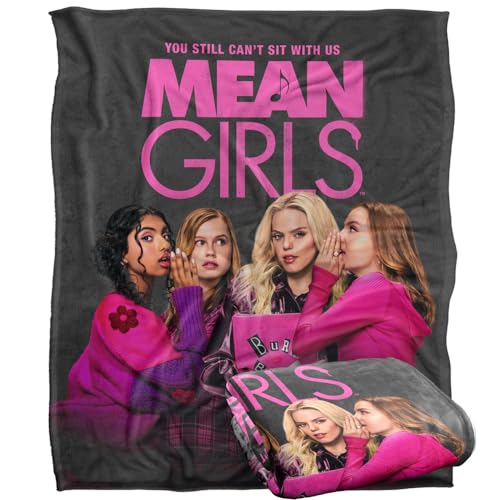 Mean Girls (2024) Musical Poster Silky Touch Super Soft Throw Blanket 152 X 127 cm, White