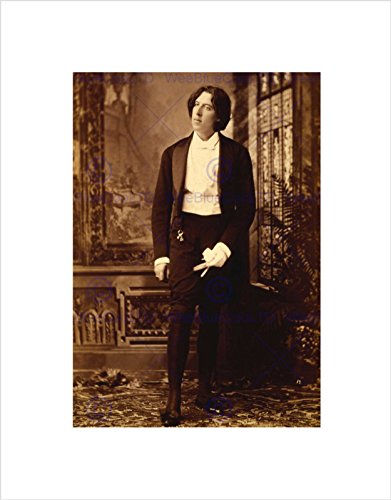 Wee Blue Coo VINTAGE IRISH CELEBRITY POET PLAYWRIGHT OSCAR WILDE FRAMED PRINT B12X11816