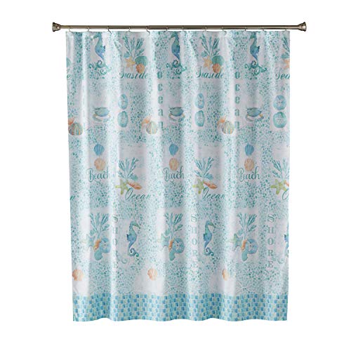 SKL Home by Saturday Knight Ltd. South Seas Fabric Shower Curtain, Teal