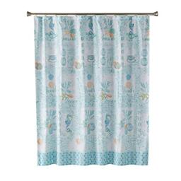 SKL Home by Saturday Knight Ltd. South Seas Fabric Shower Curtain, Teal