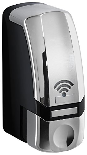 Gedy Shark Soap Dispenser in Foam, Resin termopl??stoca, Chrome/Black, 700 ml