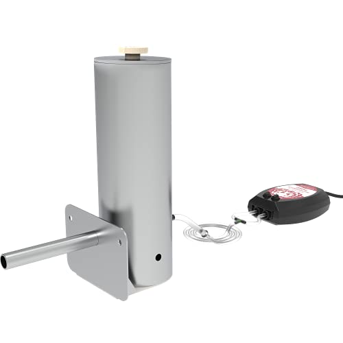 Browin 330121 Smoker Box with a Pump, for Cold and Warm/Hot Smoking, Silver