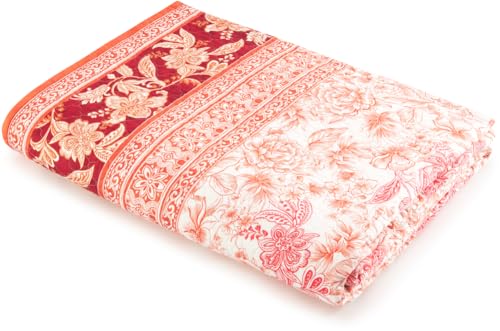 Bassetti CAPODIMONTE 9328507 Bedspread 100% Cotton Coral R1 220 x 255 cm