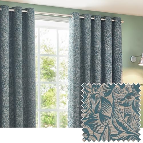 furn. Wylder Nature Grantley Jacquard Eyelet Curtains