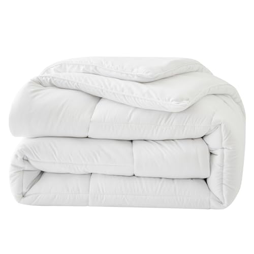 Good Nite Winter Duvet 135 x 200 cm 460 GSM Duvets 135 x 200 cm Quilted Winter Blanket Without Cover Warm Duvet Soft Cuddly White