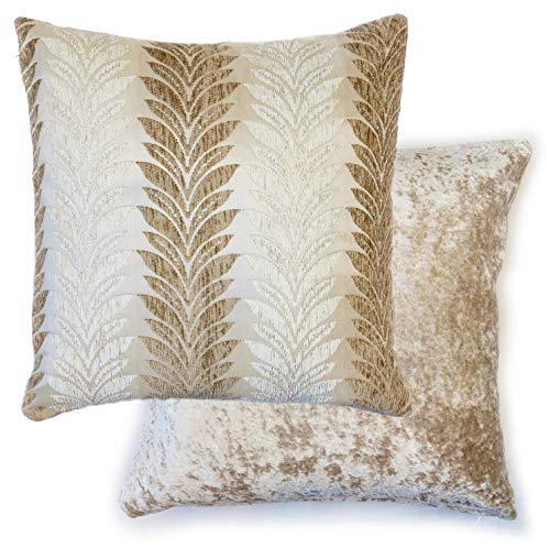 Emma Barclay Willow - Cushion Cover in Natural - 17x17 (43x43cm)