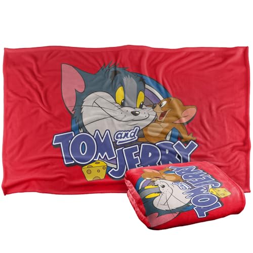 LOGOVISION Tom And Jerryfriendly Enemies Silky Touch Super Soft Throw Blanket 91 x 147 Cm