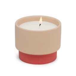Paddywax Scented Candles Colour Block Collection Candle in Reusable Ceramic Jar, 170 Grams, Amber & Smoke