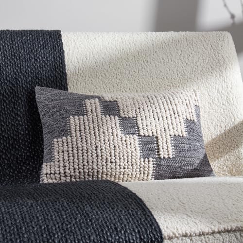 furn. Hoem Himal Woven Knot 100% Cotton Cushion Cover – Dusk (30 x 50cm)