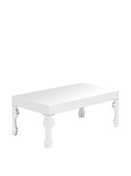 Premier Interiors Coffee Table Louis Coffee Table, MDF, white high gloss finish white