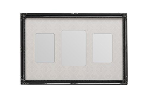 Premier Housewares Multi-Photo Frame for 3 Photos, Black