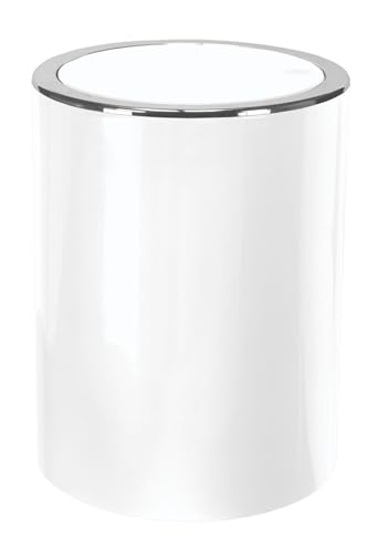 Kleine Wolke Swing Bin, AS Plastic, White, 19 x 24,5 cm