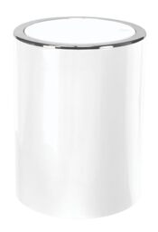 Kleine Wolke Swing Bin, AS Plastic, White, 19 x 24,5 cm