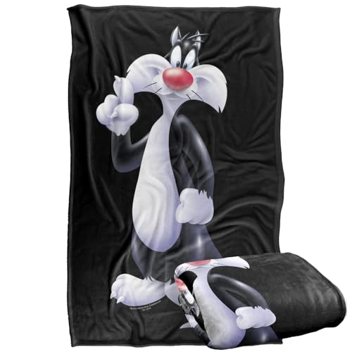 Looney Tunes Sylvester Silky Touch Super Soft Throw Blanket 91 x 147 Cm