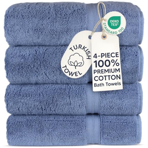 Chakir Turkish Linens Soft & Absorbent 100% Cotton Premium Turkish Towels for Bathroom