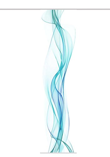 Home Fashion Haze Drop Per Curtain 1 Polyester Panel Curtain Digital Print Decorative Fabric 245 x 60 cm