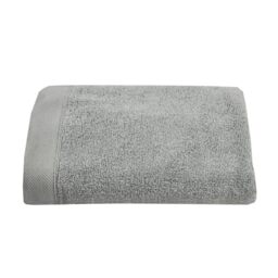 Drift Home Grey Bath Towel - 70 x 130cm, Soft & Absorbent, 600GSM Premium, Sustainable Cotton (BCI), Recycled Bottles - Bathroom Towel in Grey