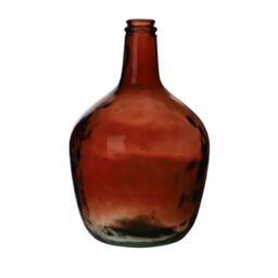 NATURAL LIVING Rubi Dame Jeanne Vase 4 L Recycled Glass Diameter 19 cm x Height 31 cm