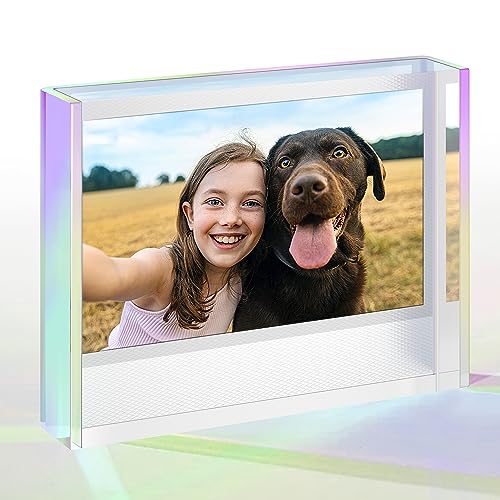 WINKINE Instax Frame, Acrylic Photo Frame for Wide Instax Film & 2 Mini Film 2x3, 108mm x86mm, Mini Polaroid Frame for Wide Format Cameras, 300, 210, 200 Printers