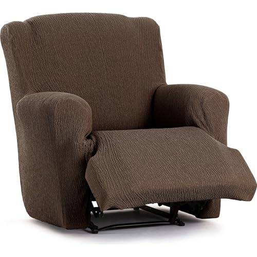 ECOMMERC3 Universal and Versatile Sofa Cover for Feet Together Relax ??? Brown Sofa Cover Protector Easy to Install for Back, Seat and Arms