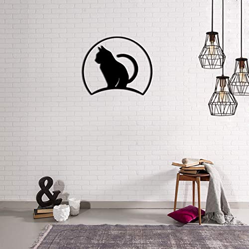 Homemania Wall Decoration 60 x 0.15 x 48 cm Black