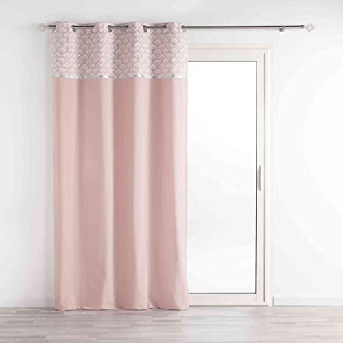 Douceur d'Intérieur Curtain, Pink, 140 x 240 cm
