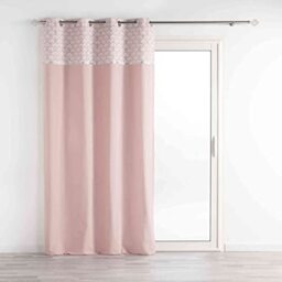 Douceur d'Intérieur Curtain, Pink, 140 x 240 cm