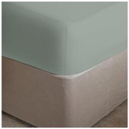 GC GAVENO CAVAILIA Easy Care Percale Extra Deep Fitted, Luxury Soft & Cosy Non Iron Thick Polycotton Bed Sheets, Duck Egg, Super King
