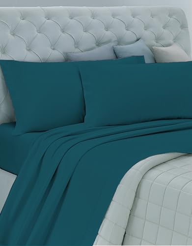 Cotton Bed Set, 100% Breathable Cotton Free of Harmful Substances, Certified Quality Standard 100 by OEKO-TEX Confidence in Textile, Double Bed, Made of Gulf, Designed in Italy