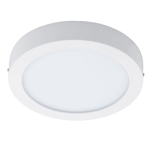 EGLO 96168 FUEVA 1 LED Surface-Mounted Ceiling Light in White Cast Metal