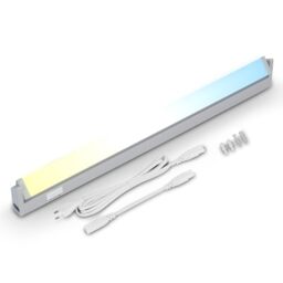 BRILONER Leuchten 2224-014 LED Under-Unit Light Swivelling CCT Kitchen Colour Temperature Adjustable Cabinet Light Silver 54.5 cm