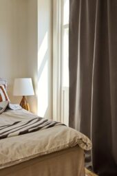 Jotex Moonbeam Blackout Curtain, Multifunctional Curtain with 100% Light Blocking (Pack of 1), Taupe, 135 x 250 cm