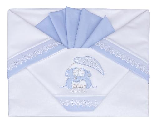 Andy&Helen Complete Fitted Sheet Set with Elasticated Corners + Pillowcase
