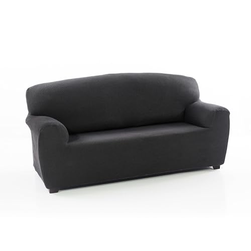 ECOMMERC3 - Sofa Cover Size 3 Seater 180-220 cm New Sofa Effect - Grey Sofa Cover Easy Installation Fit