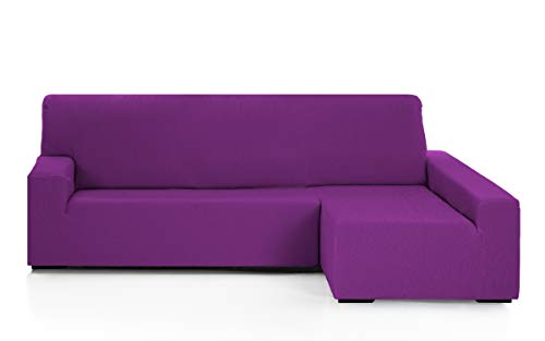 Martina Home - Emilia - Elastic Chaise Lounge Cover - Long Right Arm (Front View) - Cardinal