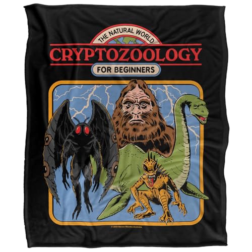 Steven Rhodes Cryptozoology For Beginners Silky Touch Super Soft Throw Blanket 152 X 127 Cm