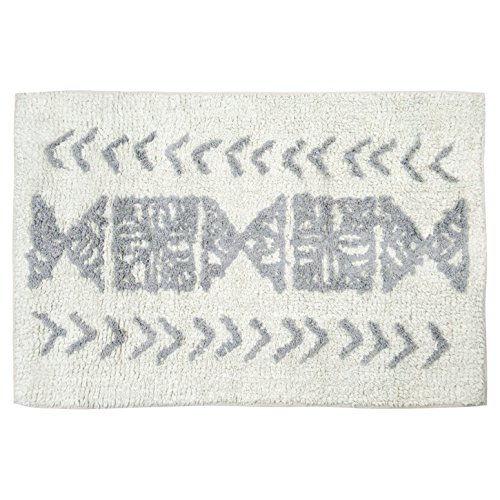 MSV Bath mat Toralla of Cotton 50X80cm, Multi-Colour, 50 x 80 x 15 cm