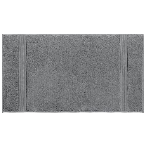 Foutastic Luxury Dark Grey Bath Towel 100% Cotton 450gsm 100x180cm - Soft, Absorbent, Machine Washable - Ideal for Spa and Home Use