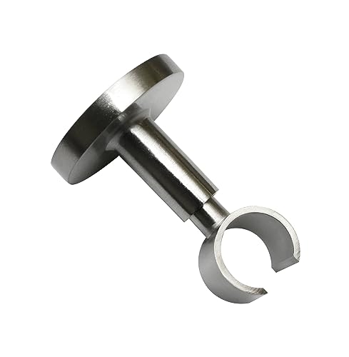 Ceiling Support for Diameter 20 mm Stainless Steel Look
